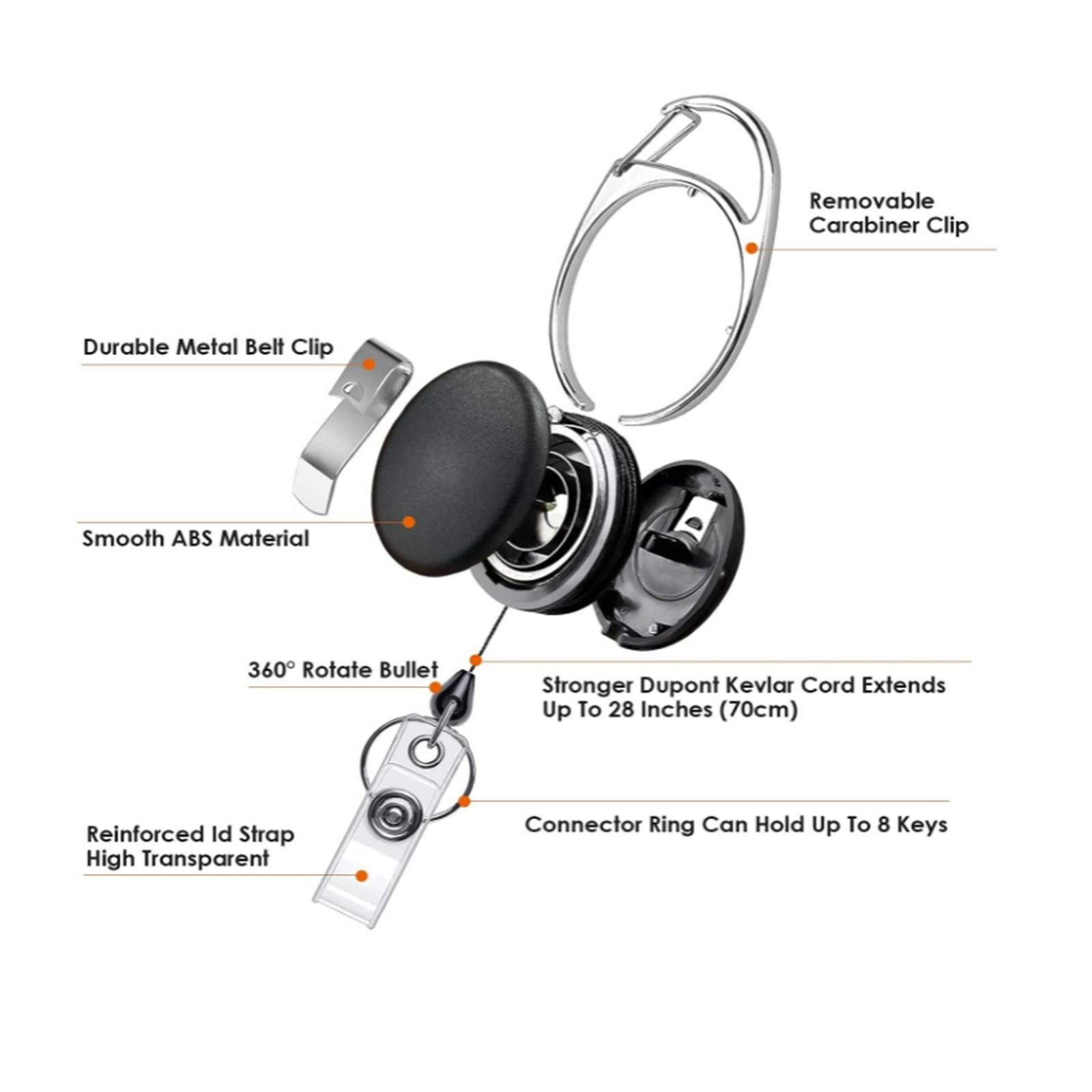 Carabiner Reel Clip 5