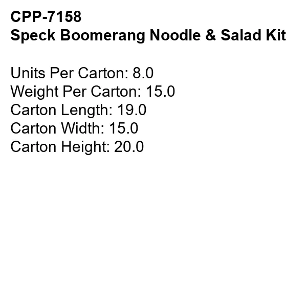Speck Boomerang Noodle & Salad Kit 11