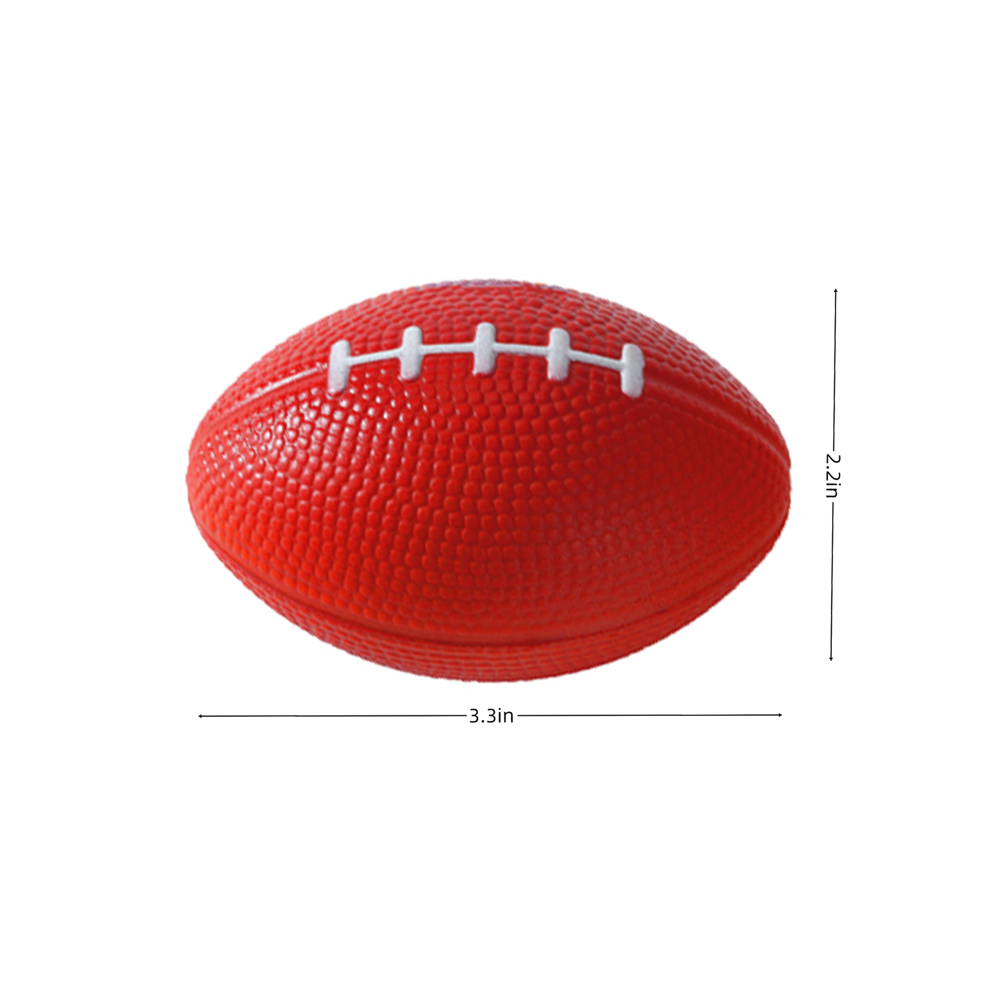 PU Rugby Shape Stress Foam Sport Ball 2