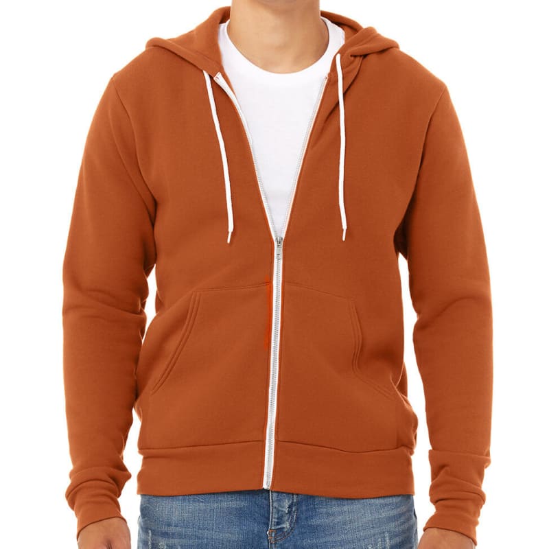Bella Unisex Poly-Cotton Fleece Full-Zip Hoodie 28