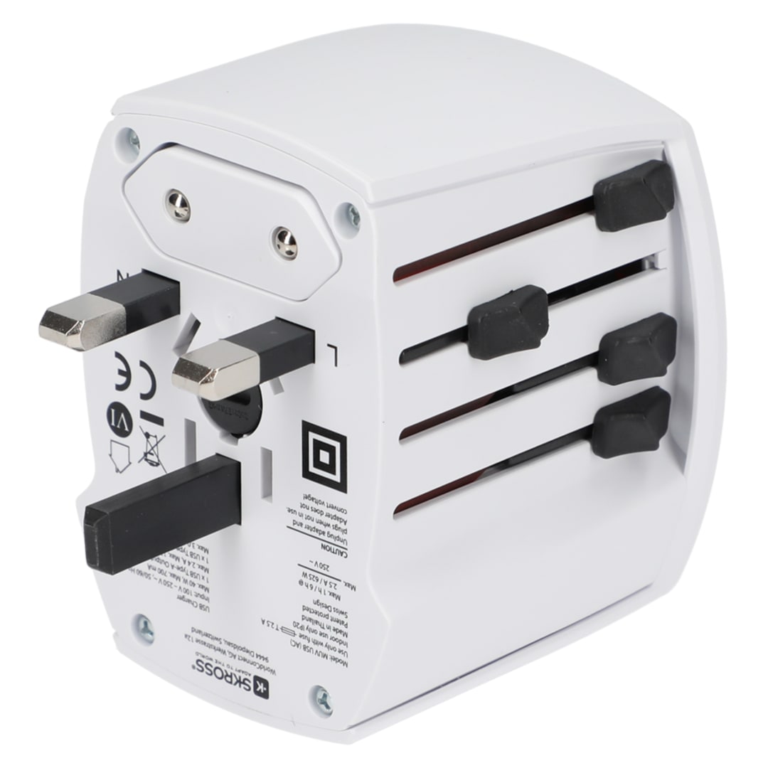 SKROSS World Travel Adapter MUV USB Type A & Type 74