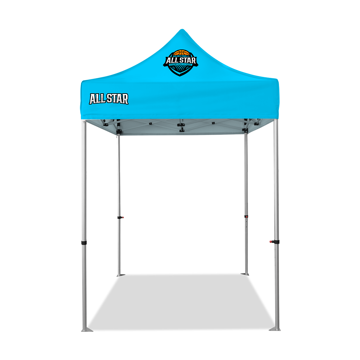 5'x5' Standard Hex Aluminum Frame Tent Kit 4