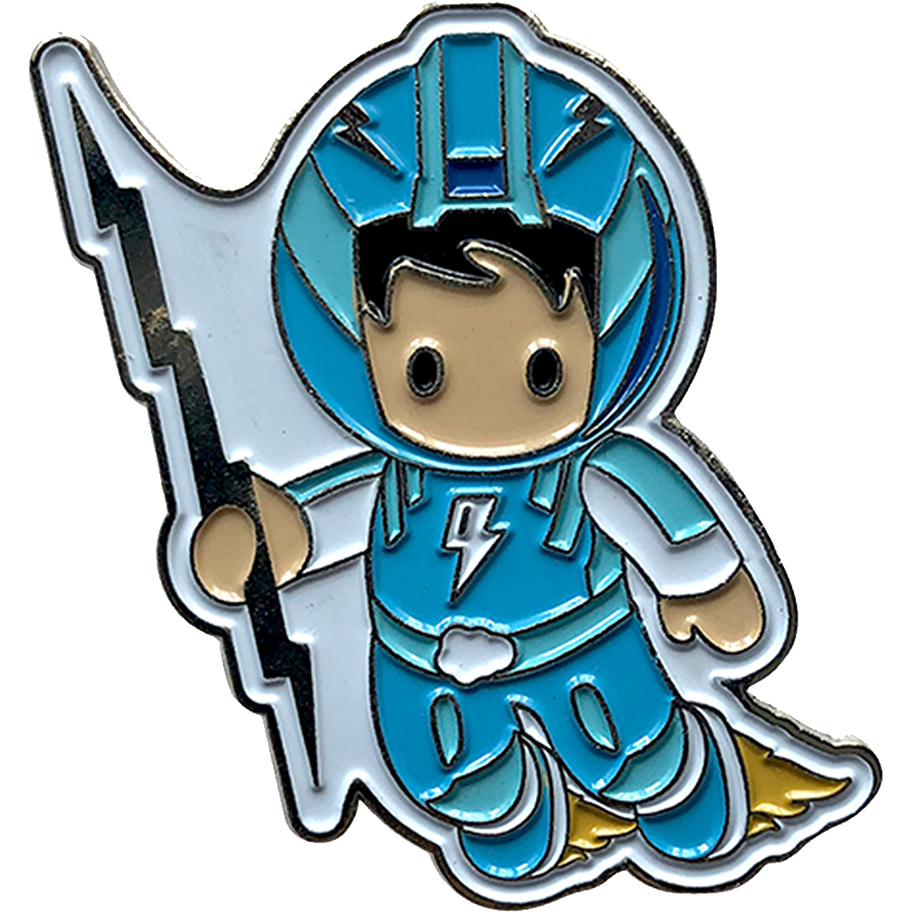 Diestruck Soft Enamel Lapel Pins: 1" W x 1" H 5