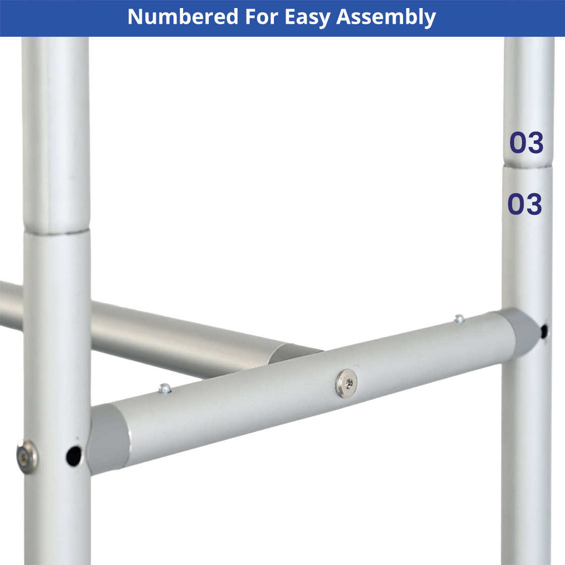 Fabric Backwall Display Rack - Double Sided (Graphic & Hardware Combo) 1