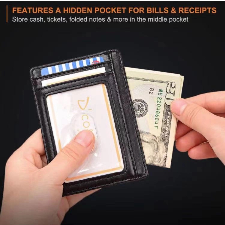 Rfid Blocking Slim Front Wallet 6