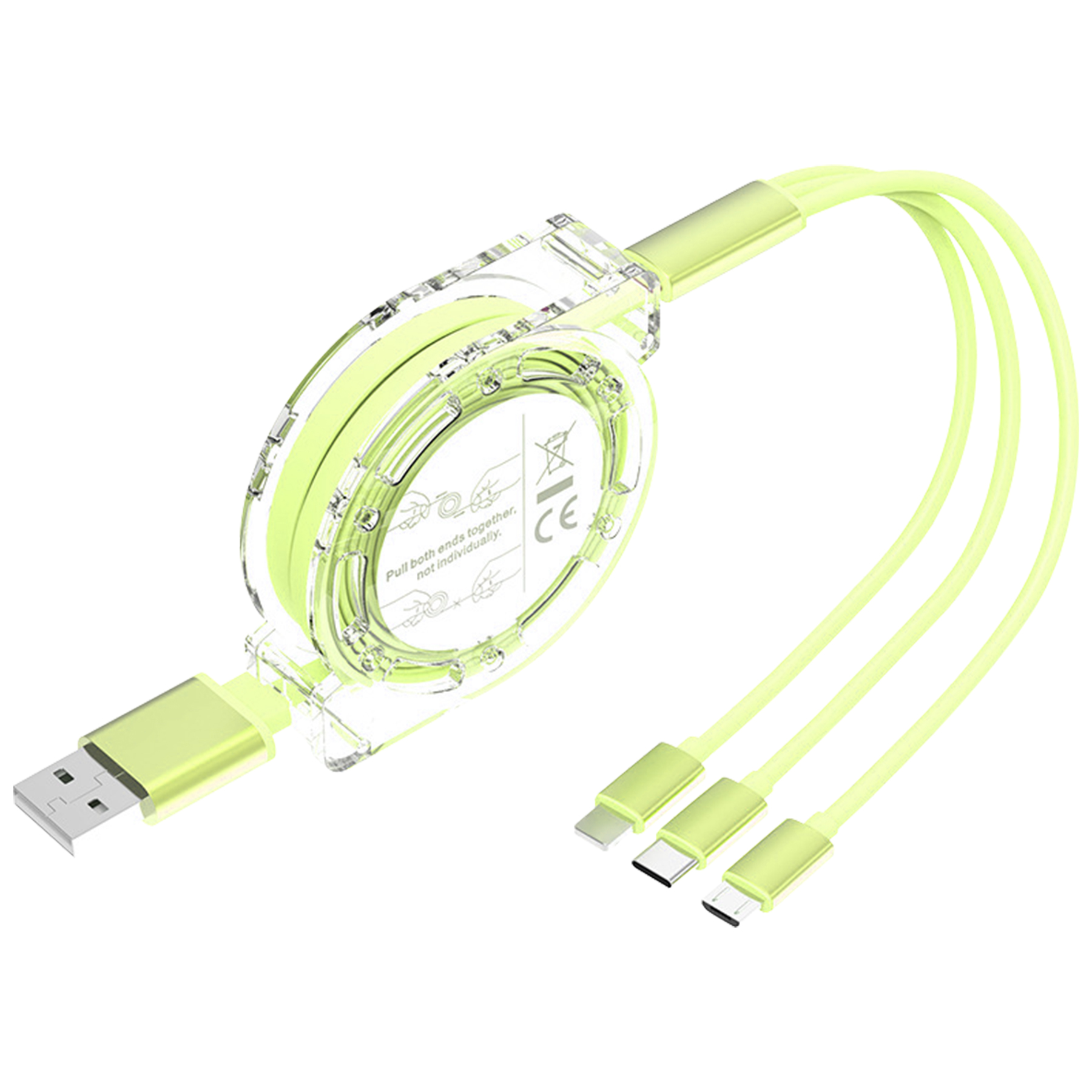 3-in-1 Multi Device Charger and USB Charging Cable 6