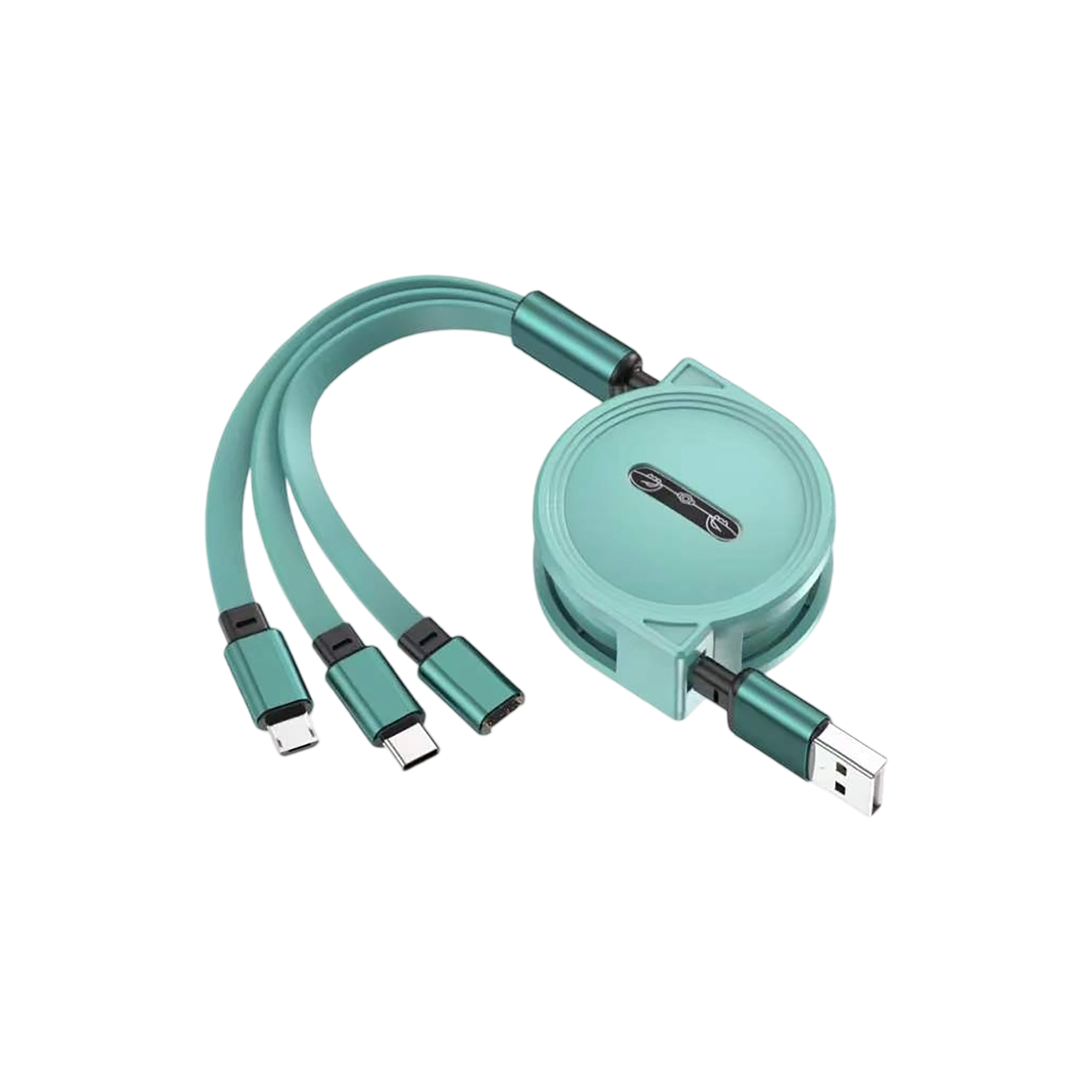 Retractable Multi Connector Charging Cable 3 in1 Design 5