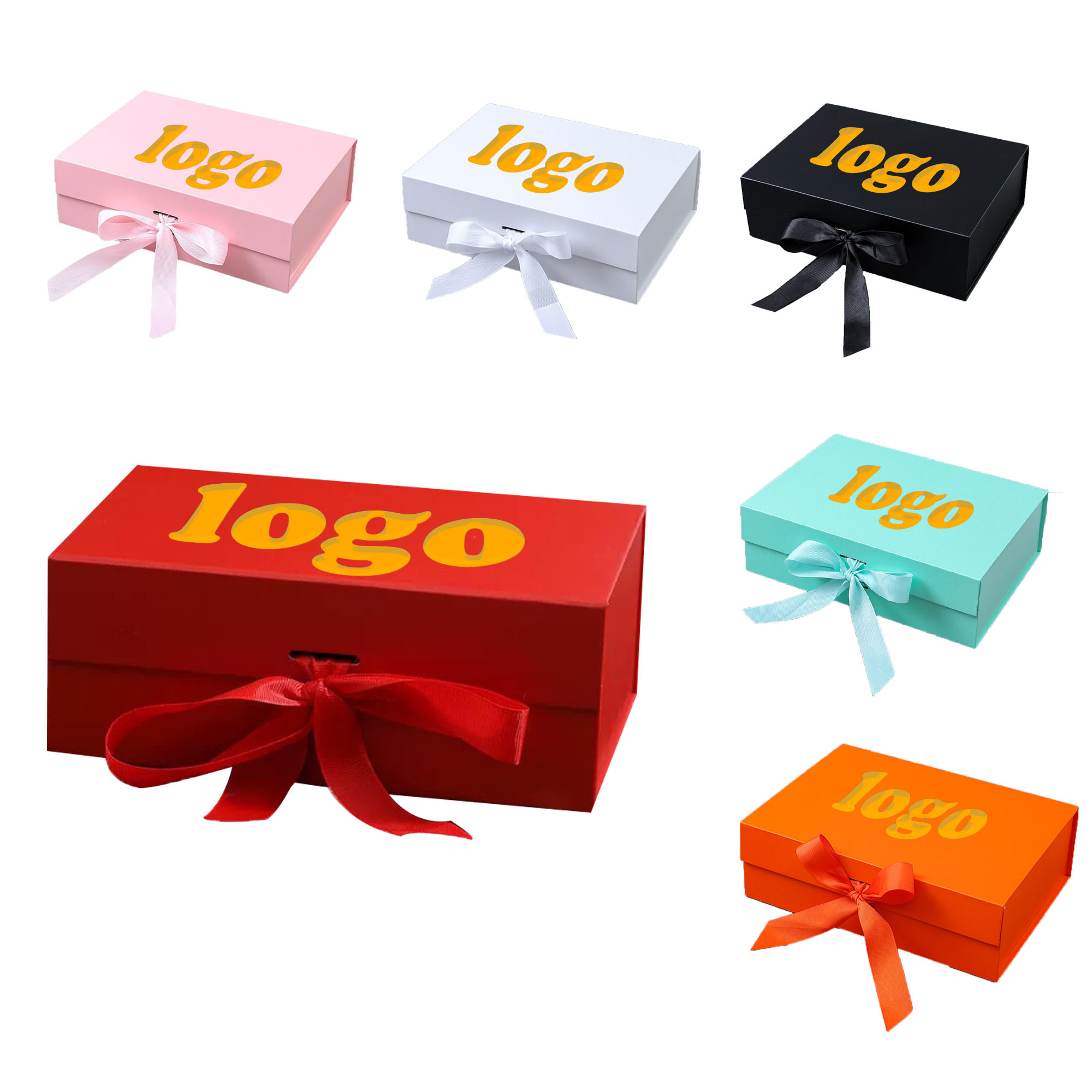 Ribbons-Style Folding Gift Box 3