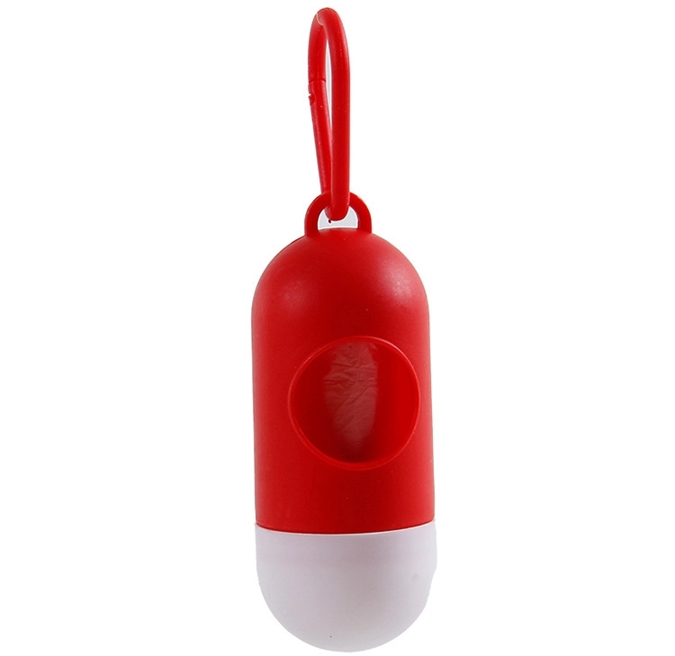 Unscented Dog Poop Bags With Dispenser And Leash Clip 2