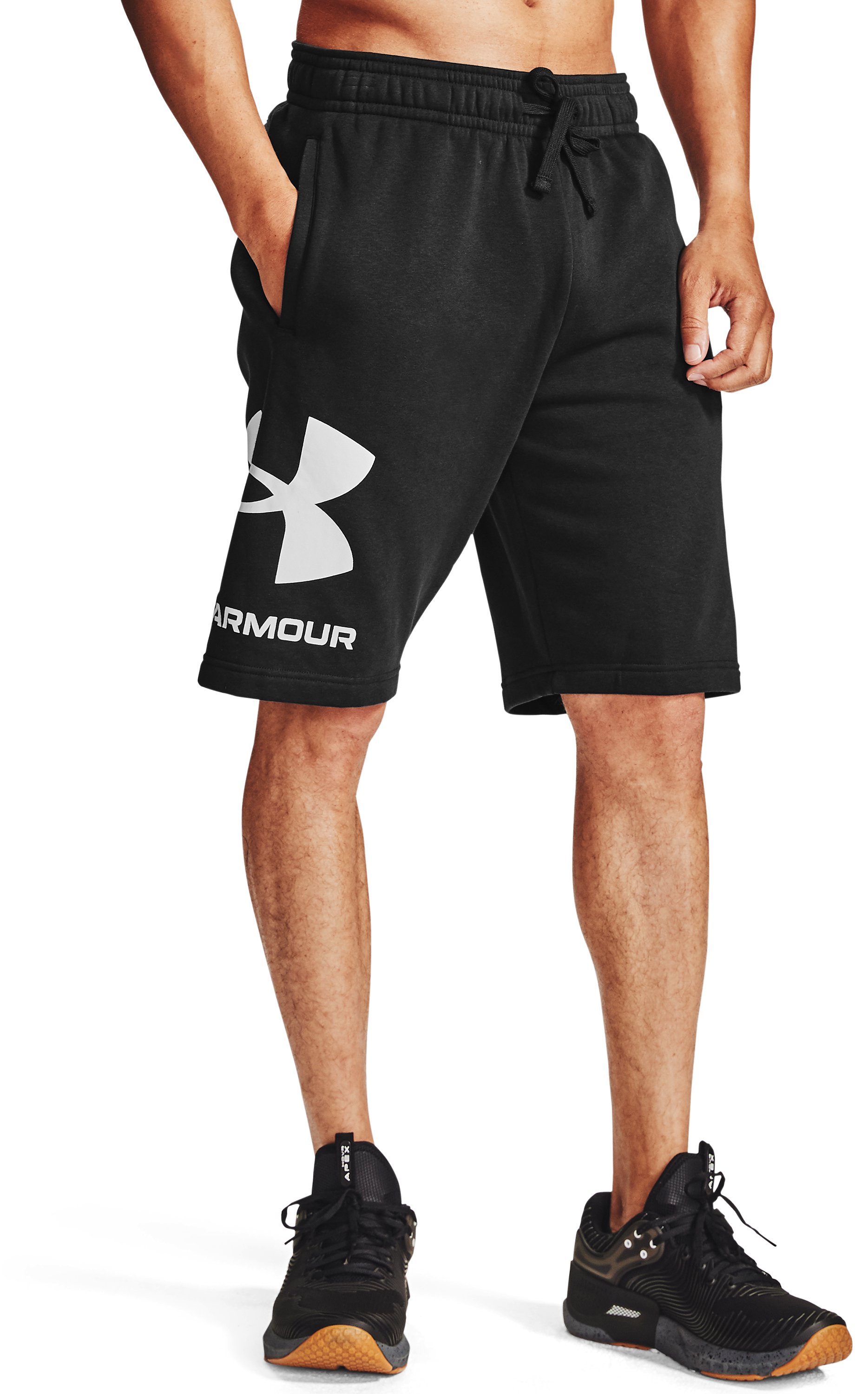 UA Rival Fleece Big Logo Men's Shorts 8