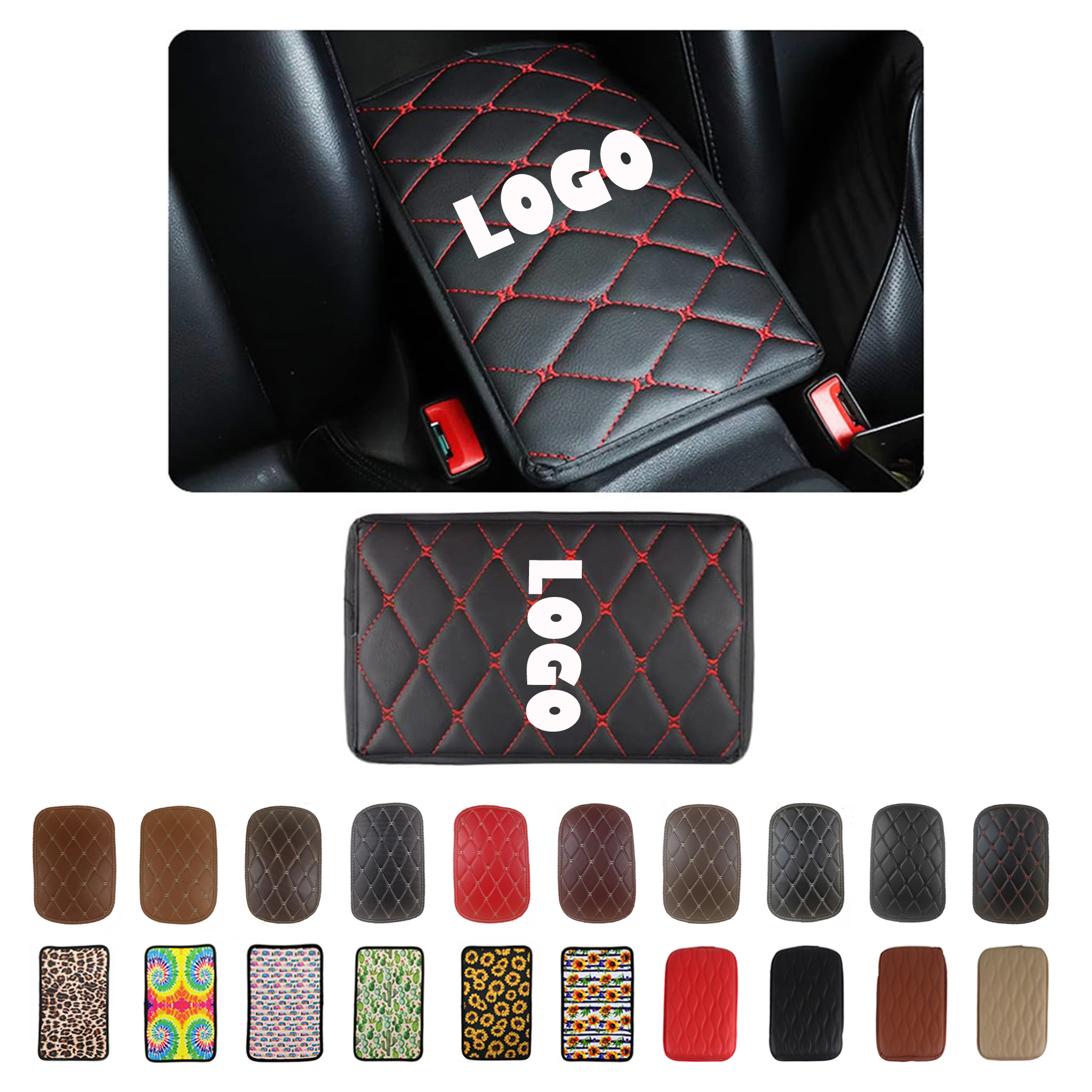 Car Center Console Armrest Pad 2