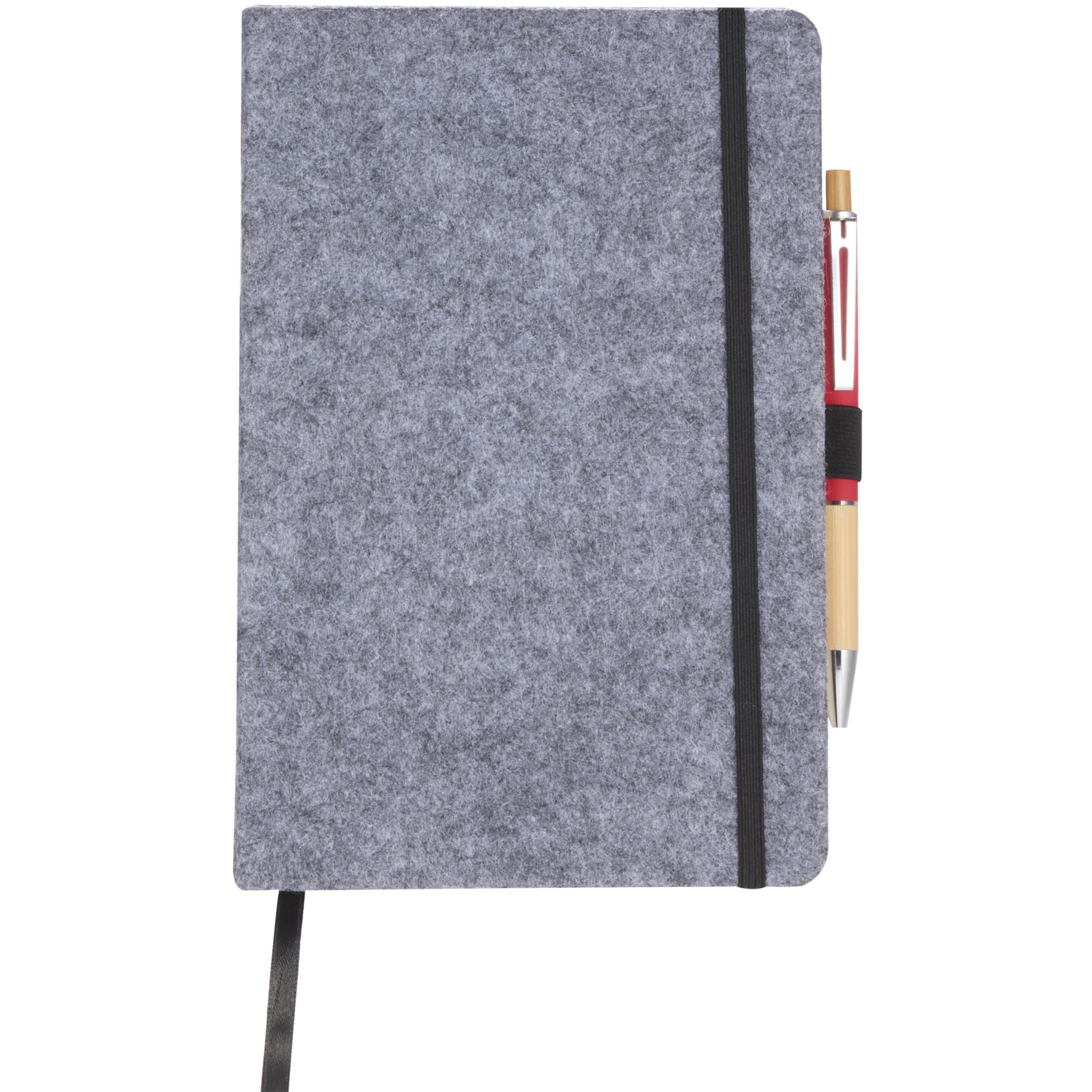 THE GOODS™ 8" x 5.5" Recycled Felt Bound Notebook 13