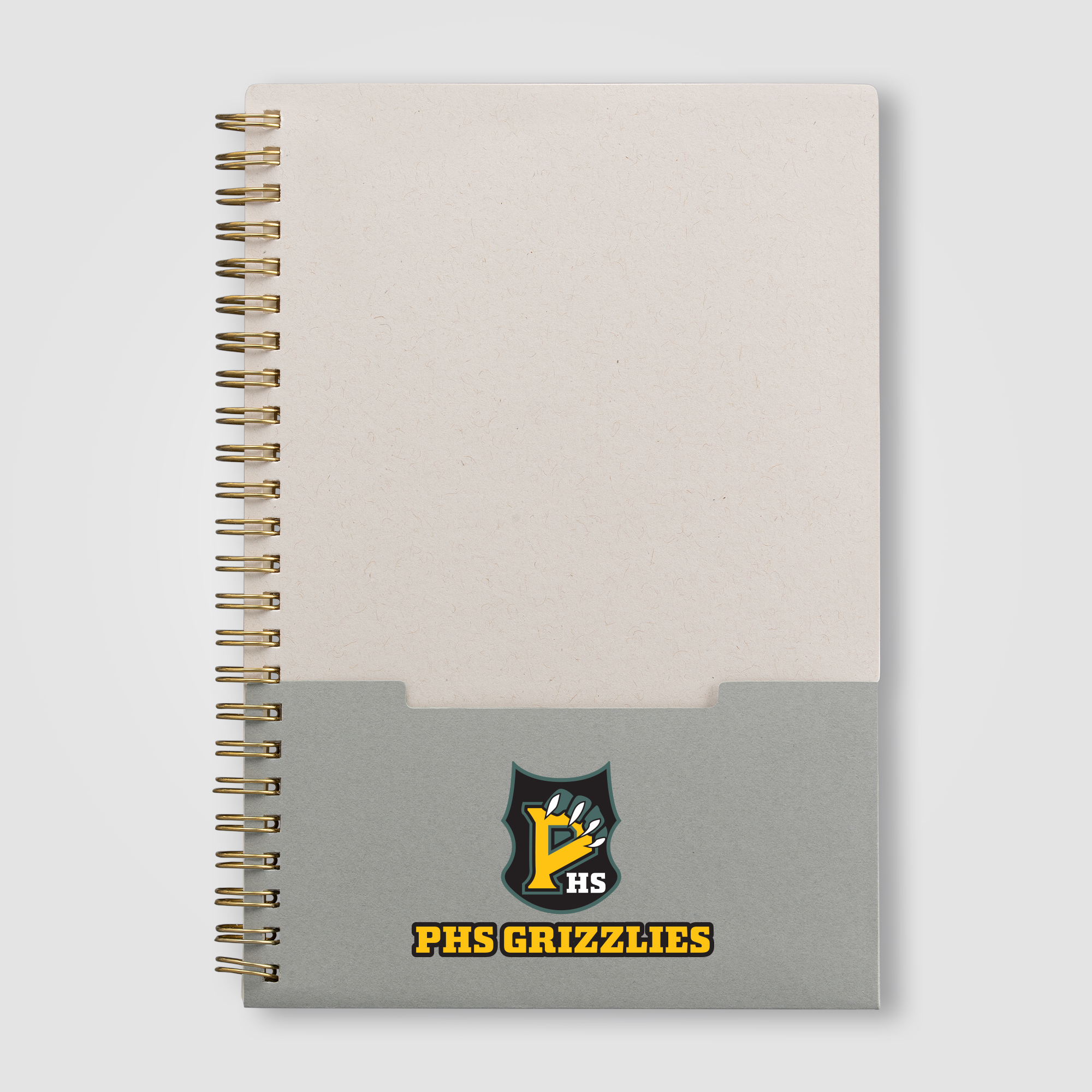 Lino FSC Paper Spiral Binding Vertical Pocket Notebook - A5 9
