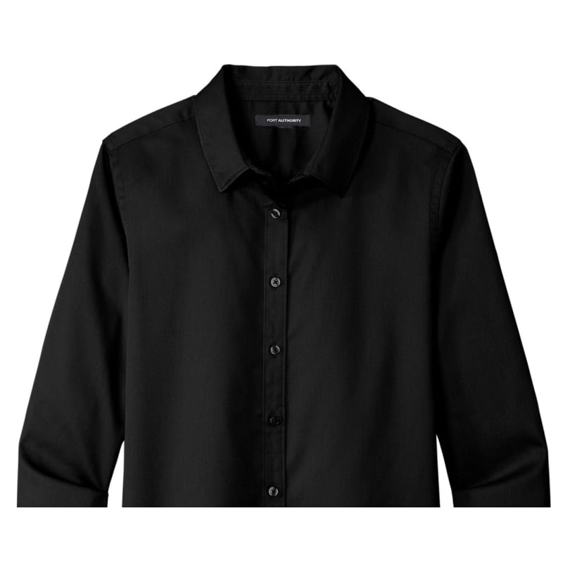Port Authority Ladies Long Sleeve SuperPro React Twill Shirt. 70