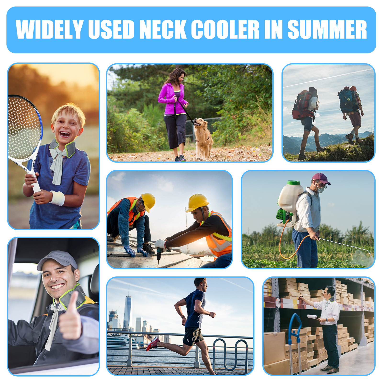 Ice Cooling Vest Neck Cooler for Hot Weather 5
