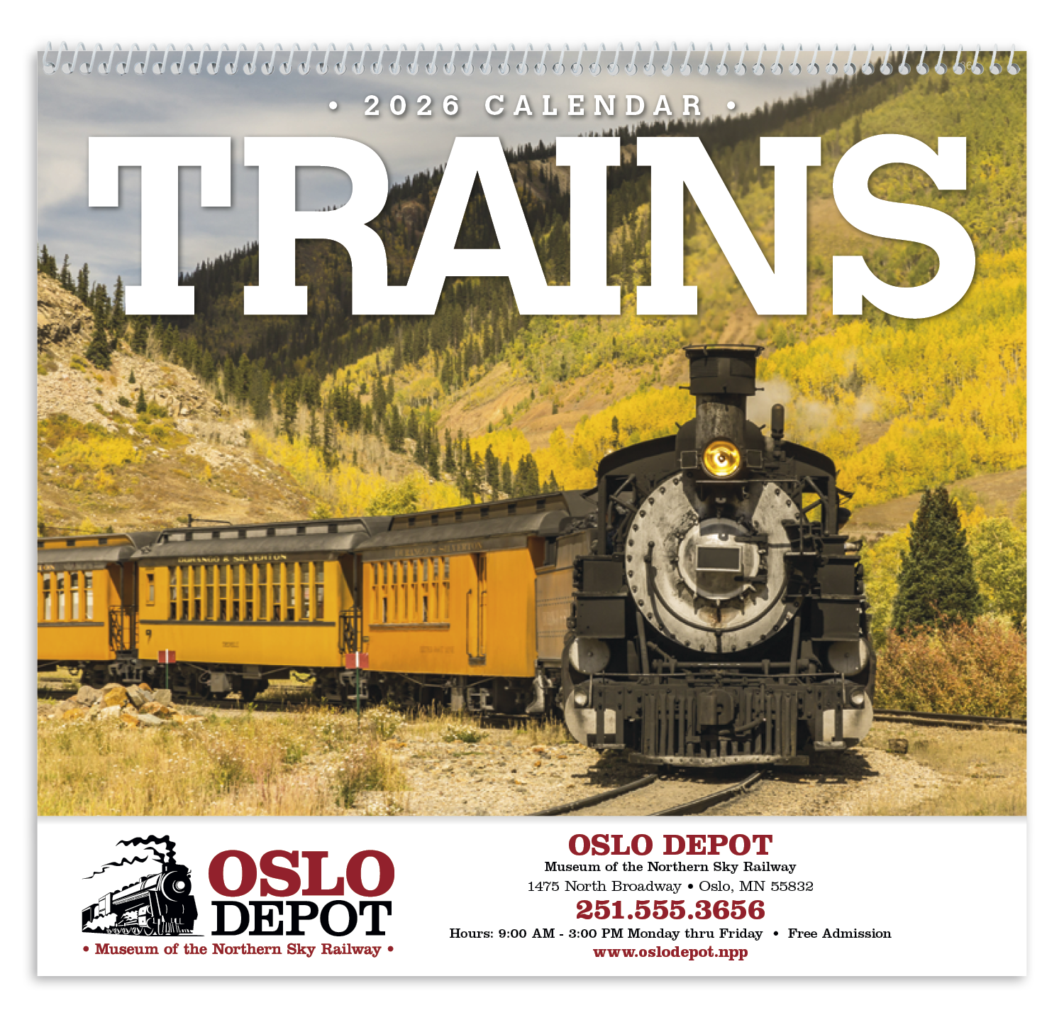 Triumph® Calendars Trains Calendar 42