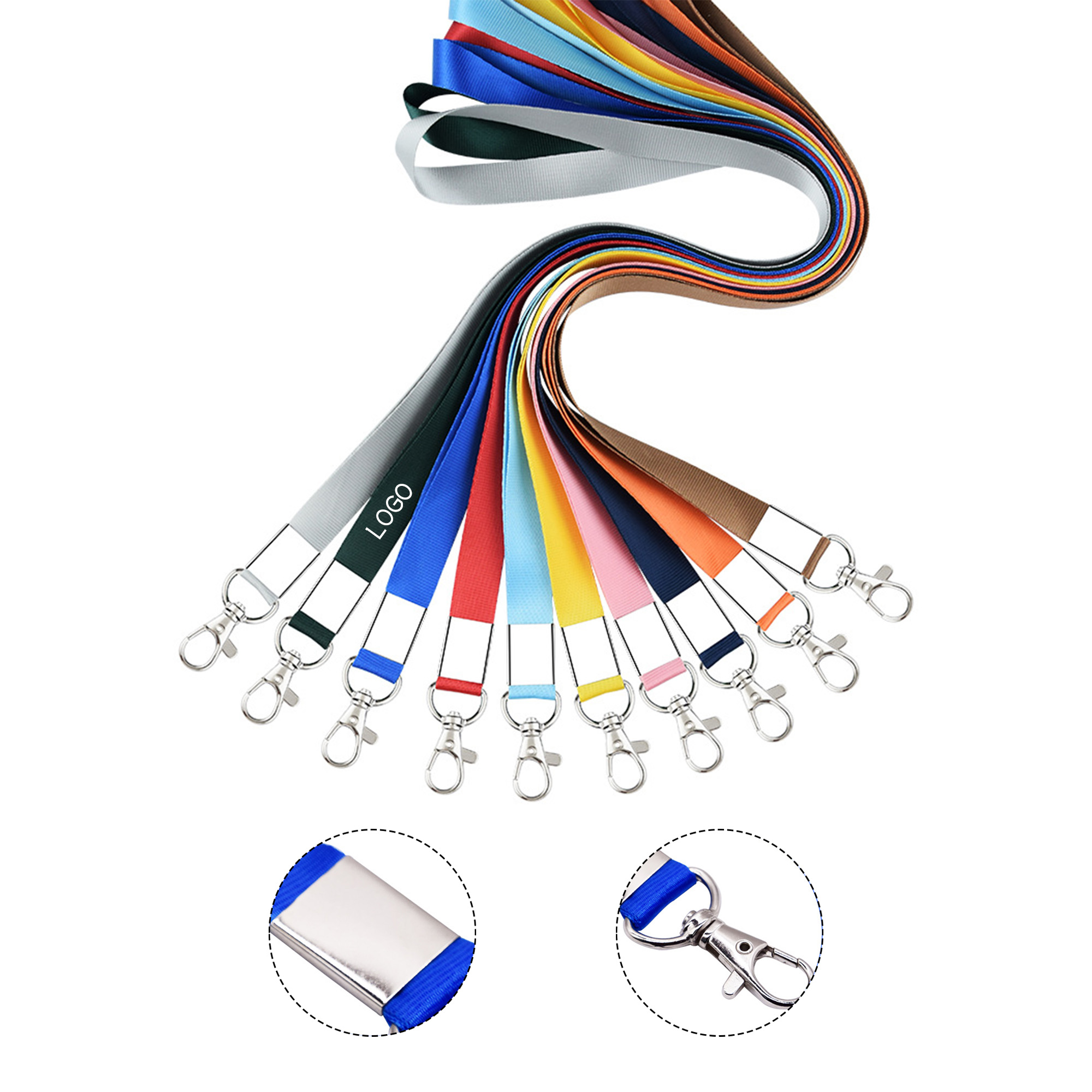 Custom Polyester Detachable Lanyard 2
