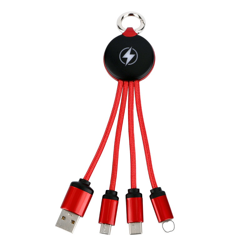 3 in1 USB Charging Cable w/LED Backlight LOGO 8