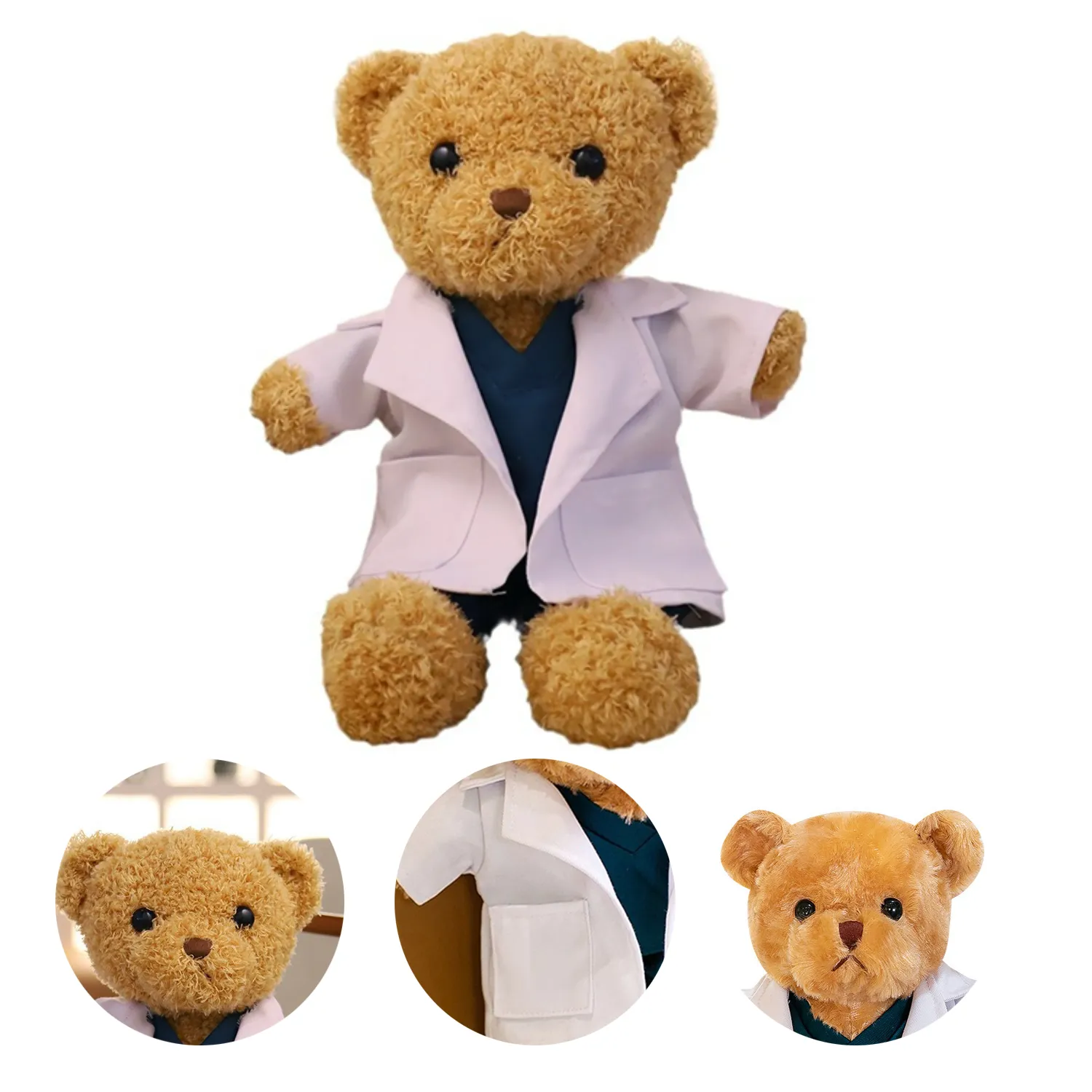 White Coat Medical Gifts Stuffed Dr. Bears 1
