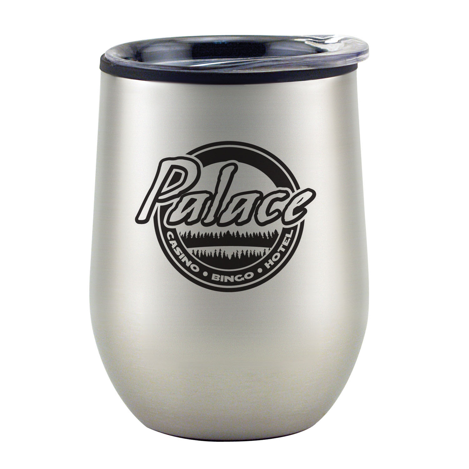 11oz Stainless Wine Cup w/Plastic Liner & Lid 1