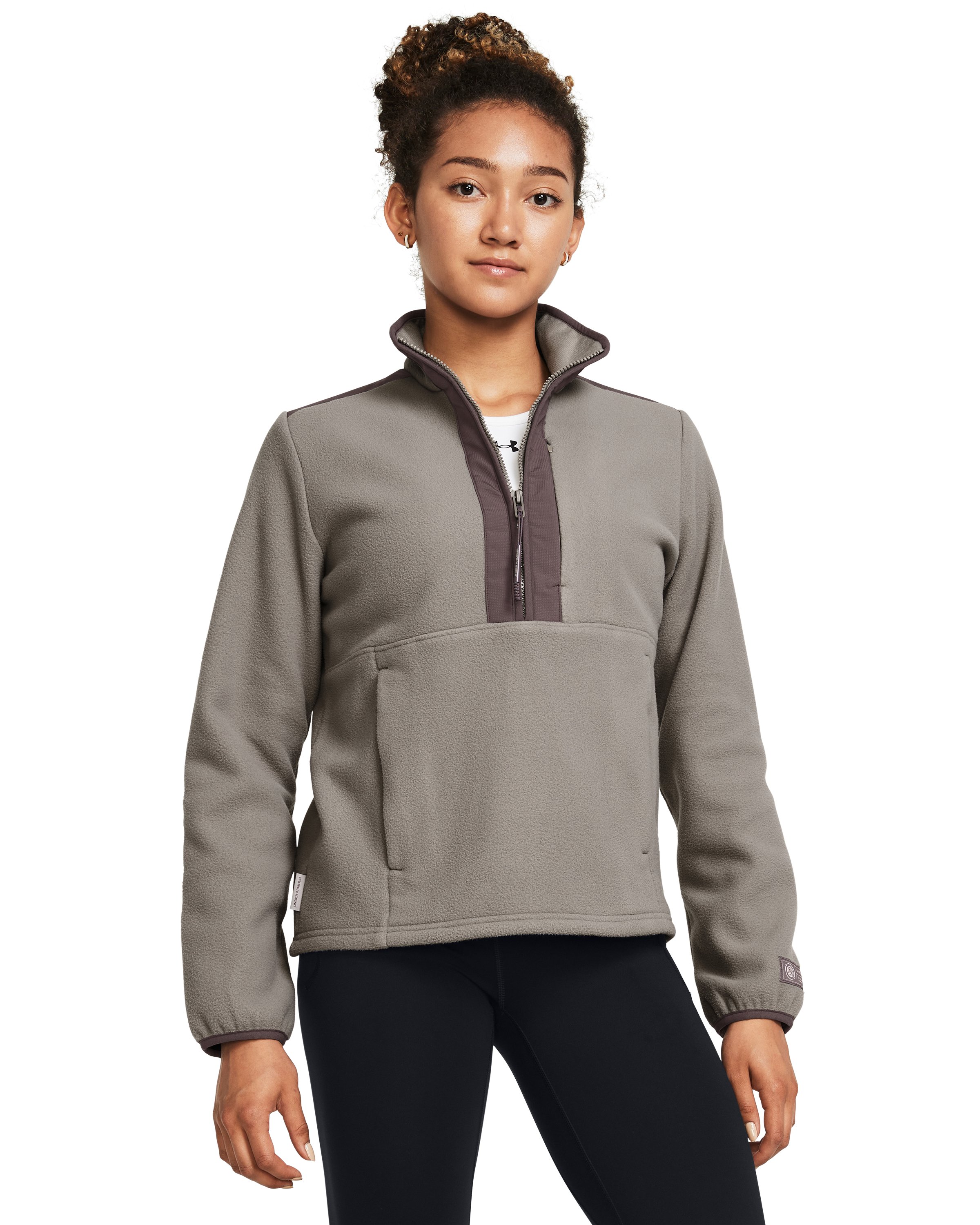 Women's UA Microfleece Maxx Zip, custom hoodie or sweatshirt with logo imprint 3