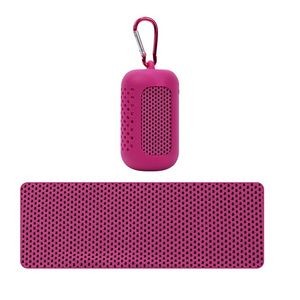 Towel With Silicone Storage Bag 16