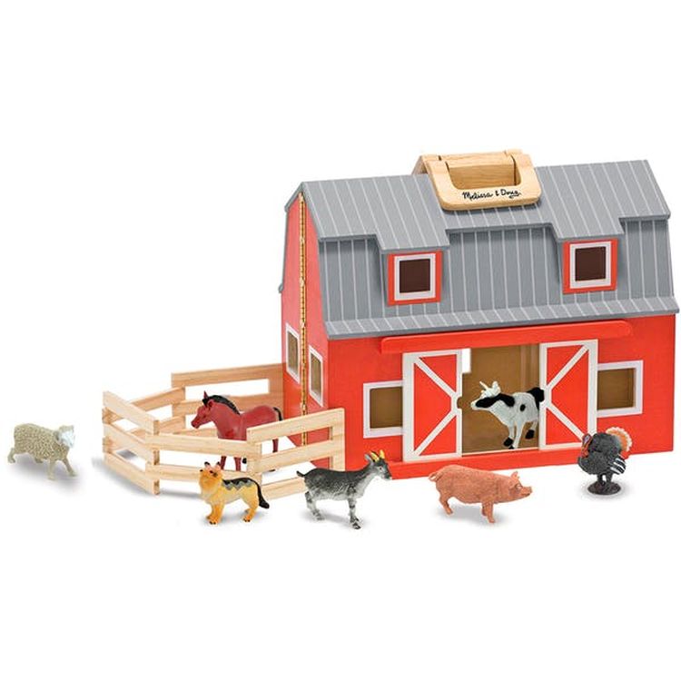 Melissa & Doug Fold & Go Barn - Animals Included 2
