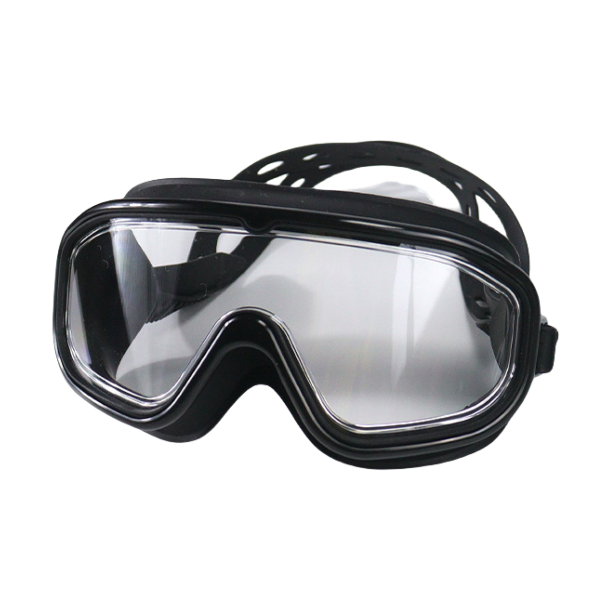 Wide-View Anti-Fog Adjustable Soft Silicone Snorkel Mask 2