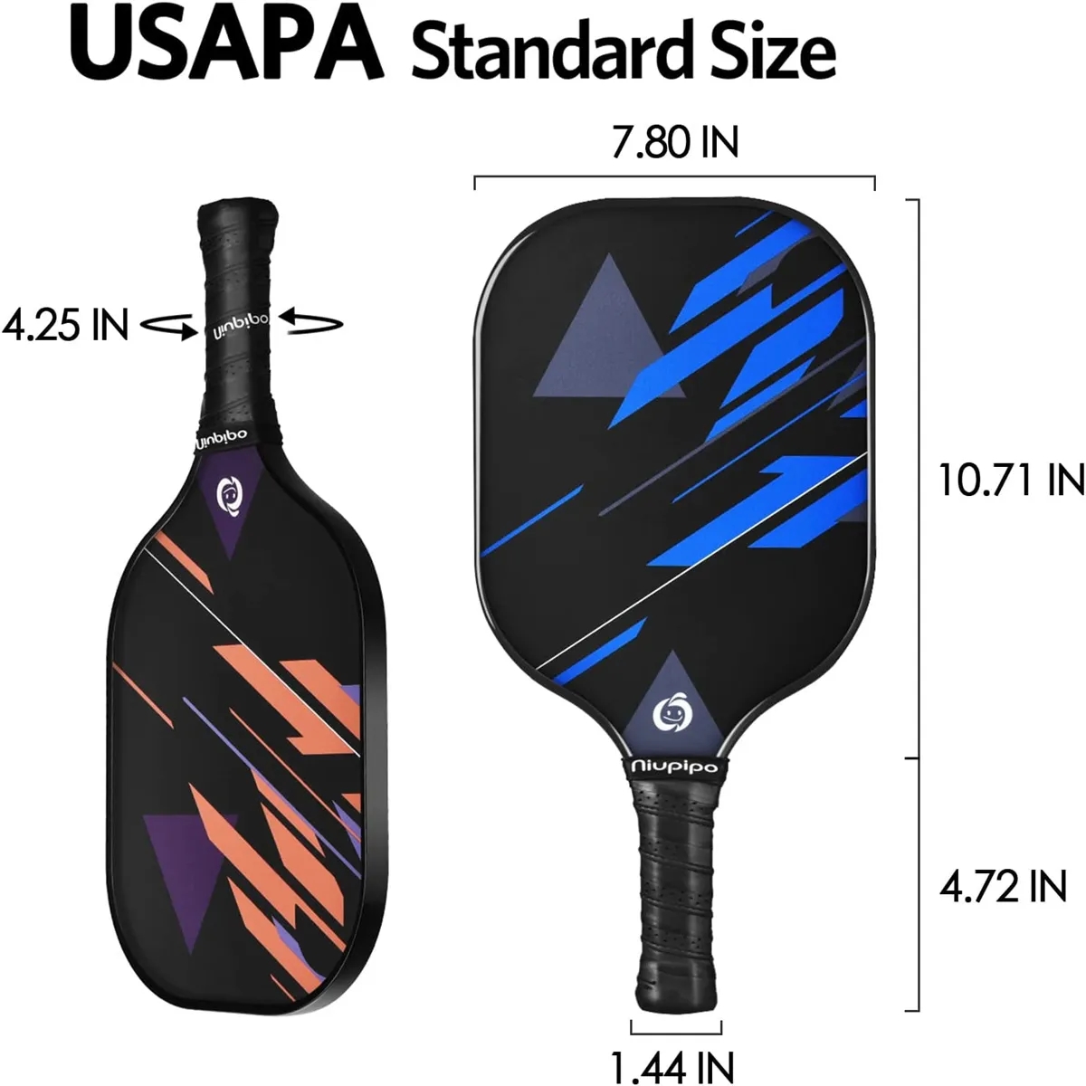 Pickleball Set with 4 Pickleball Balls and 1 Bag 7