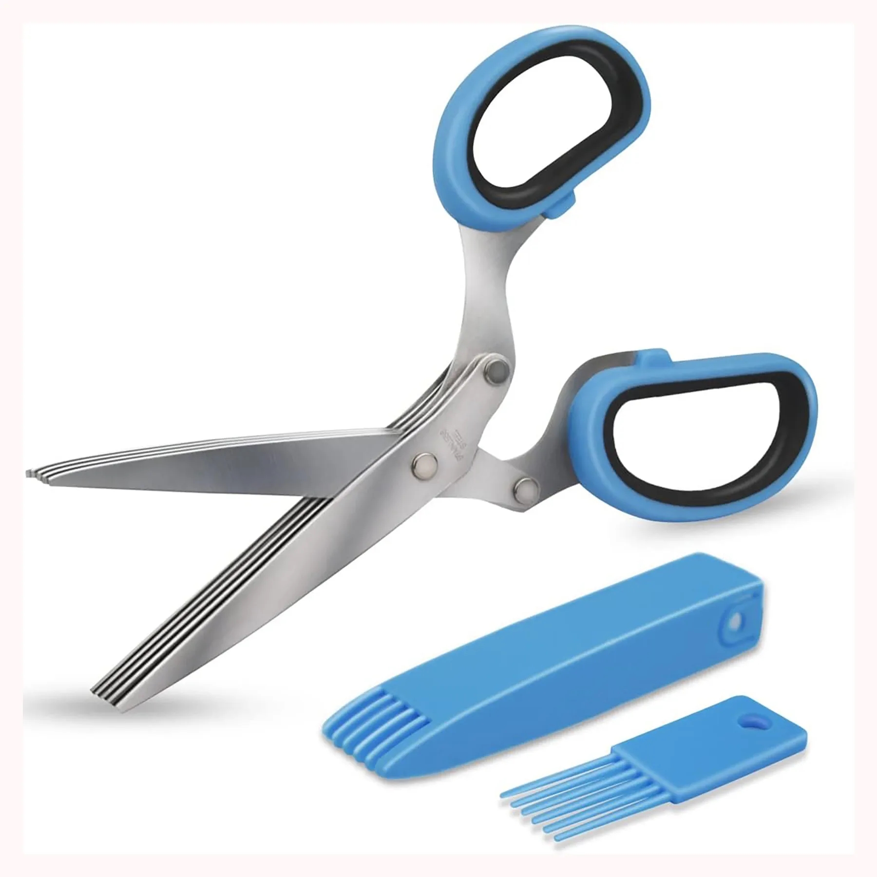 5 Blade Kitchen Herb Shears 2