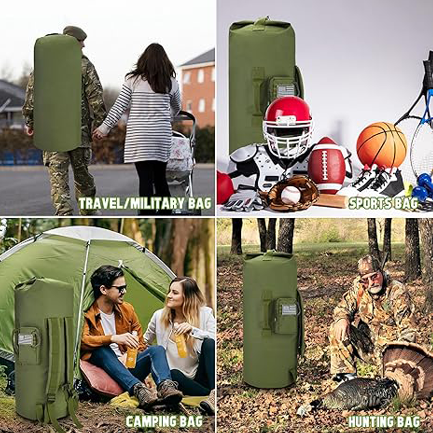 Custom Oxford Camping Backpack - Large Hiking Travel bag 3