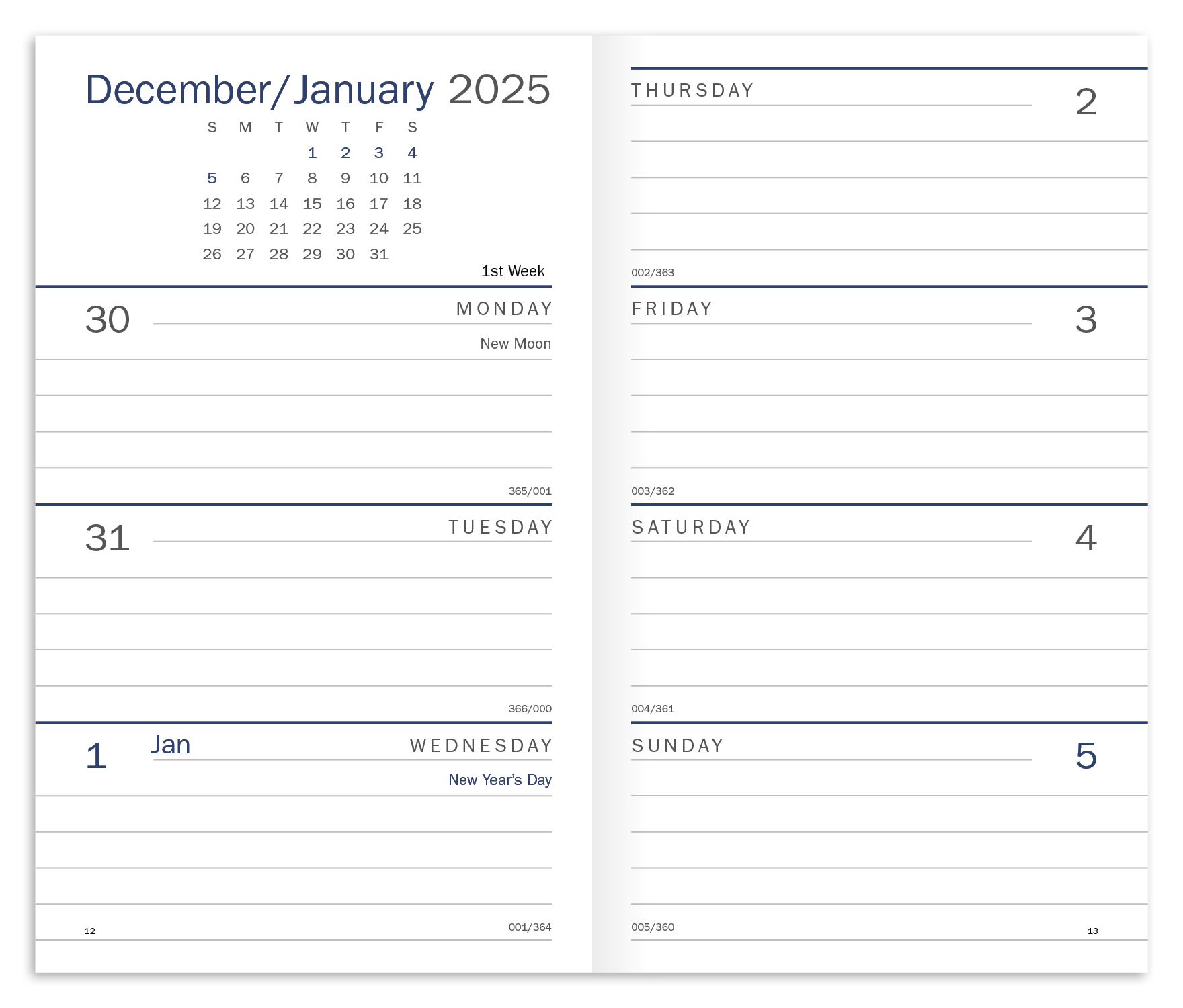 Triumph® Calendars Classic Weekly Pocket Planner 3