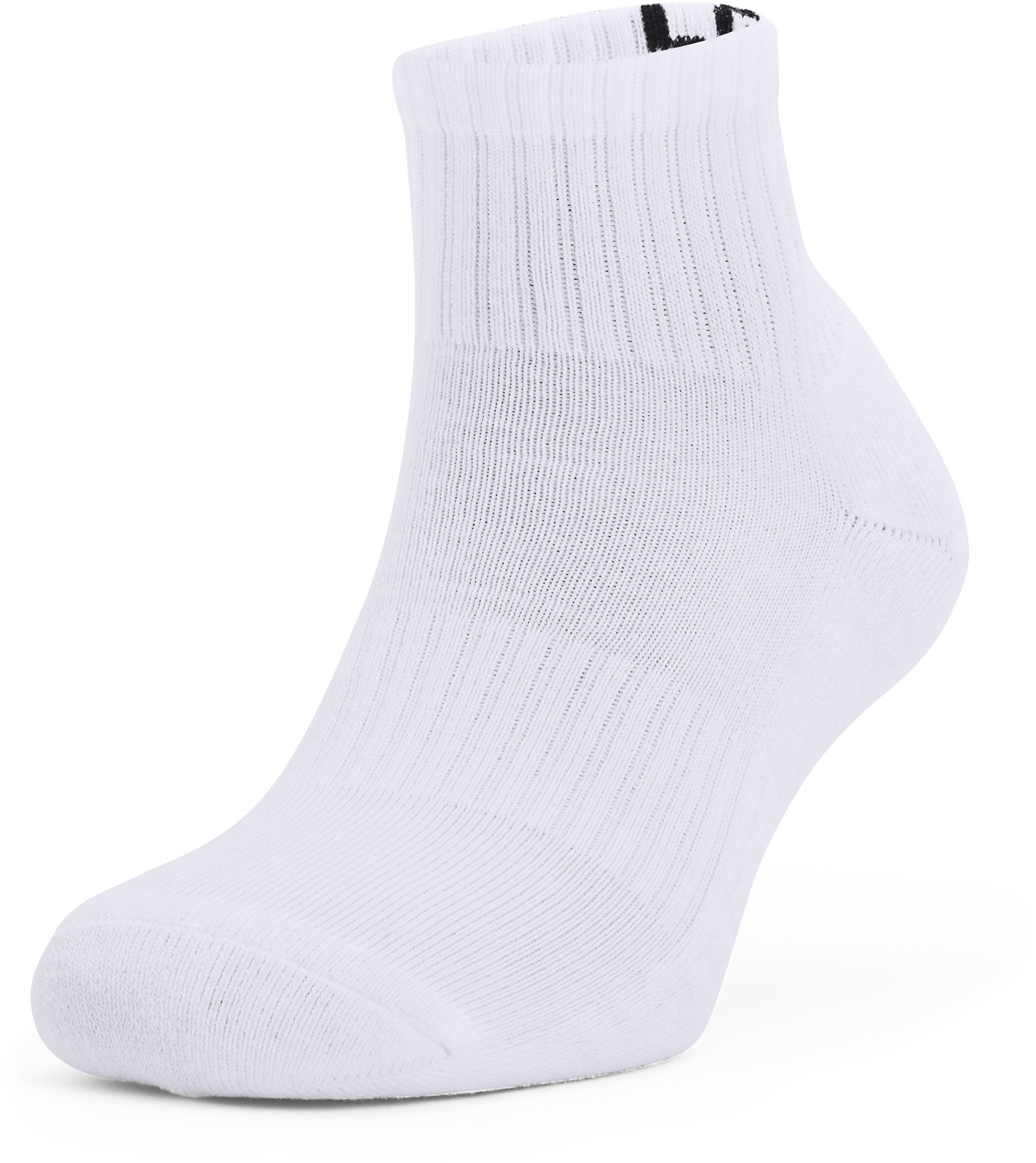 UA Core Unisex Quarter 3-Pack Socks 3