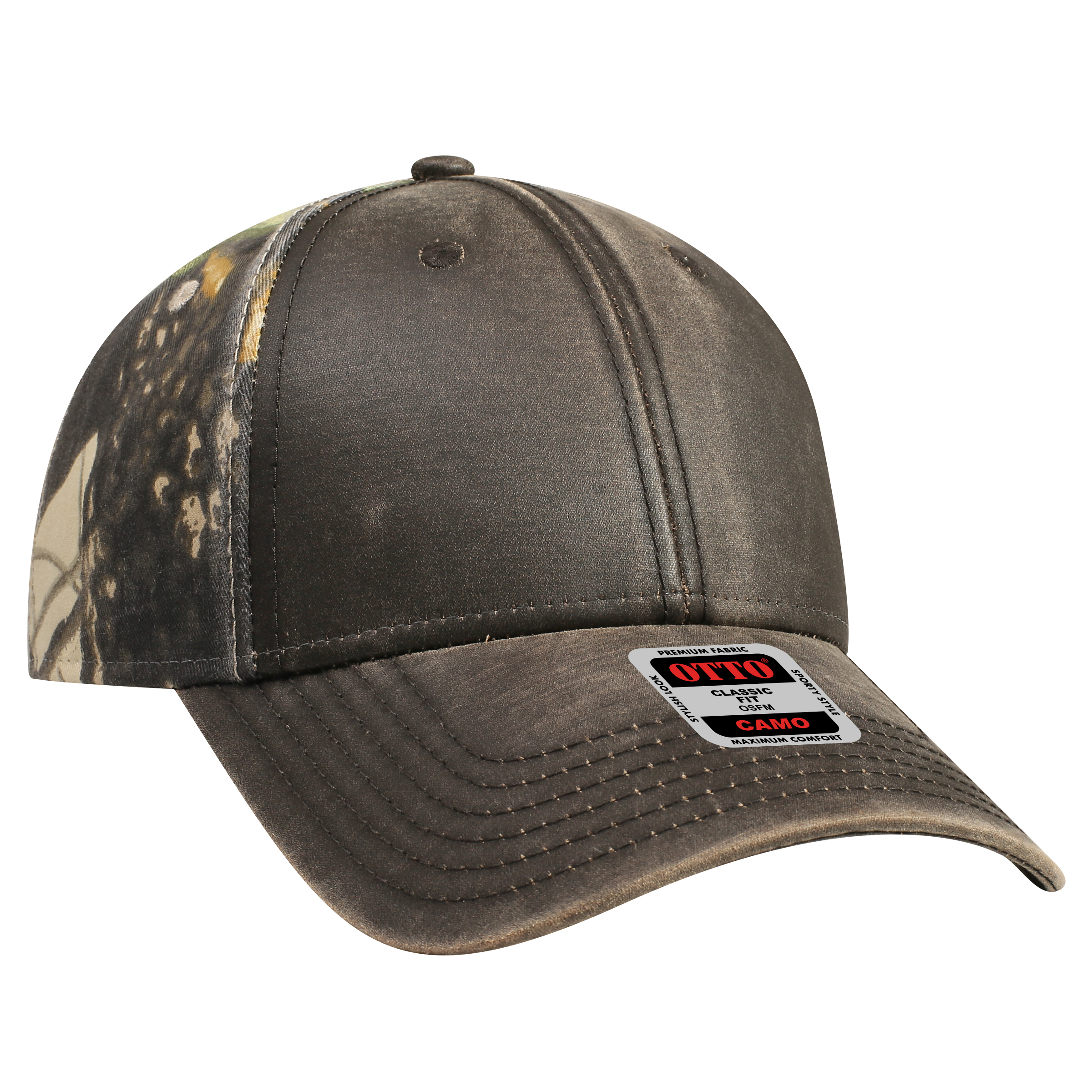 OTTO CAP® Camouflage 6 Panel Low Profile Baseball Cap 23