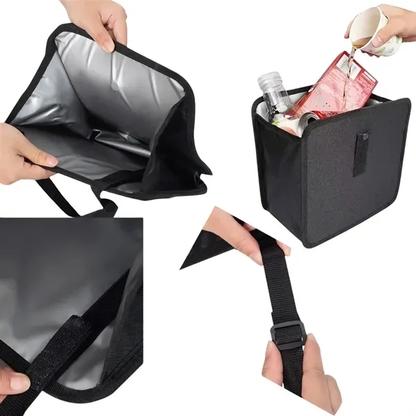 Foldable Car Storage Bin - Hanging Organizer 4