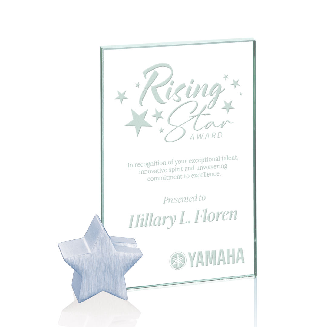 Bermuda Award - Jade/Chrome Star 5