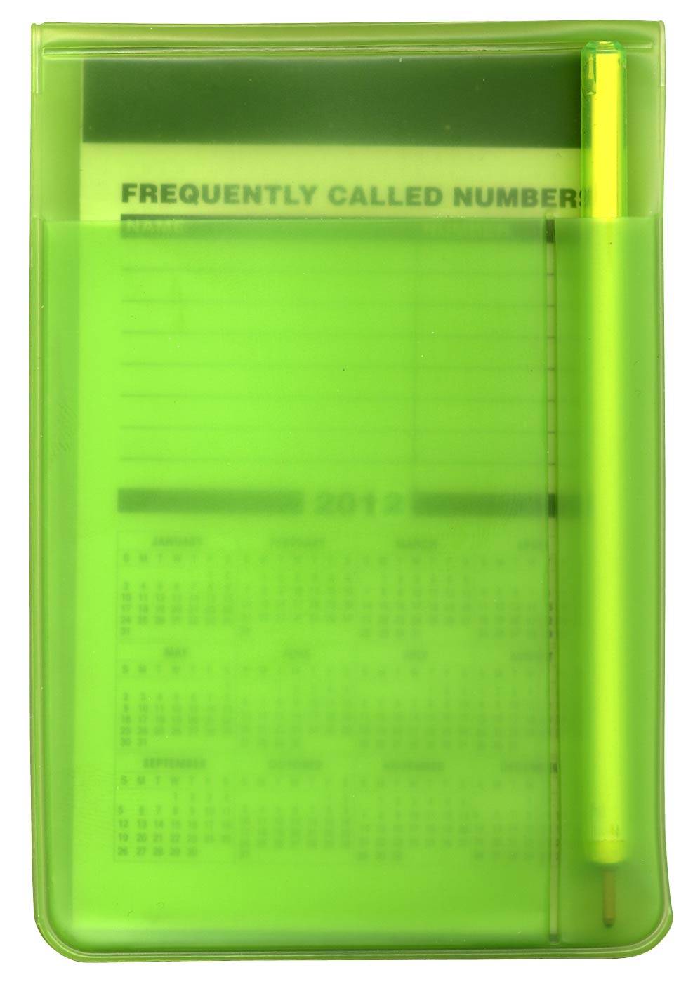 Translucent Memo Book With Clear Pen 4