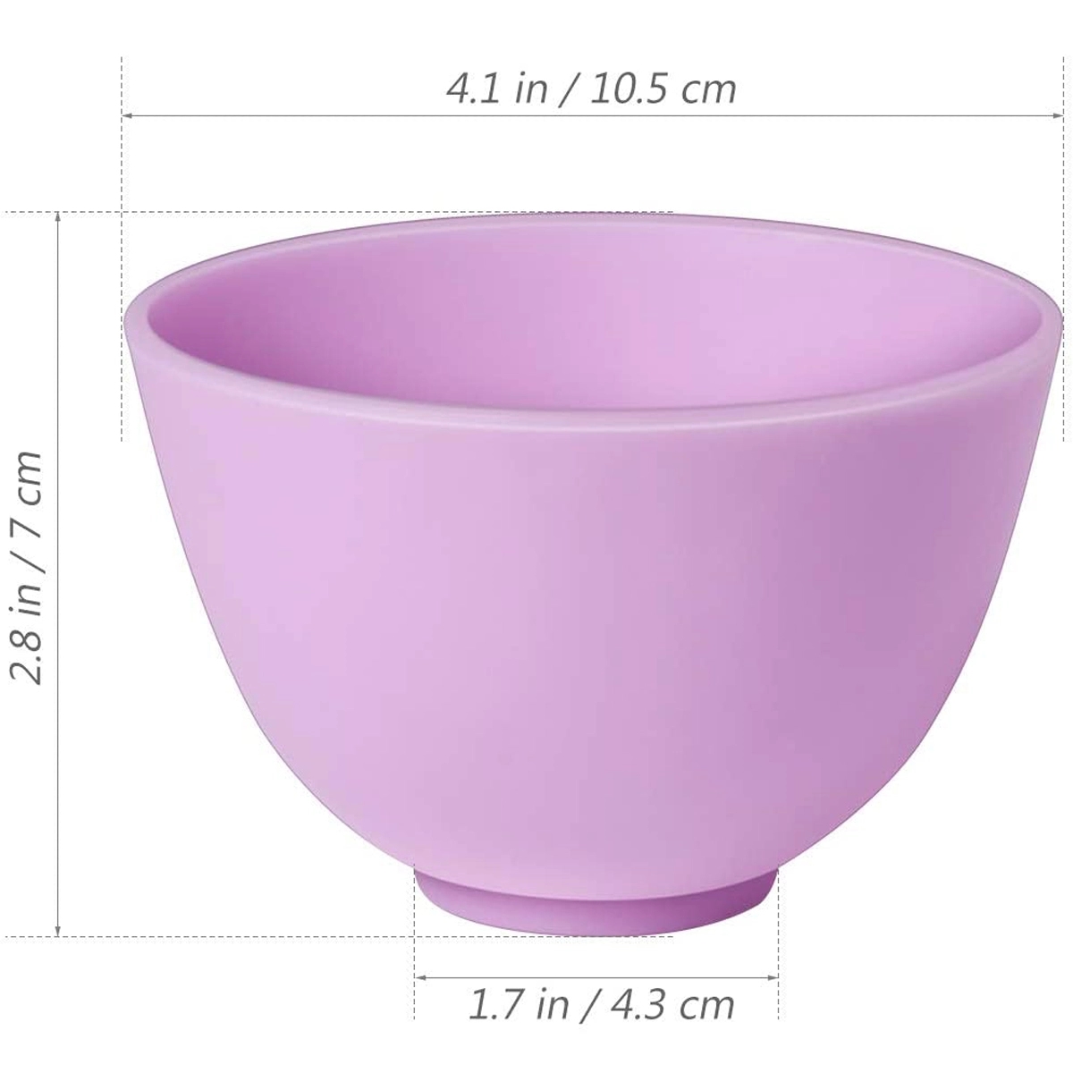 Silicone Bowl Facial Mask MixingPrep Measuring 5