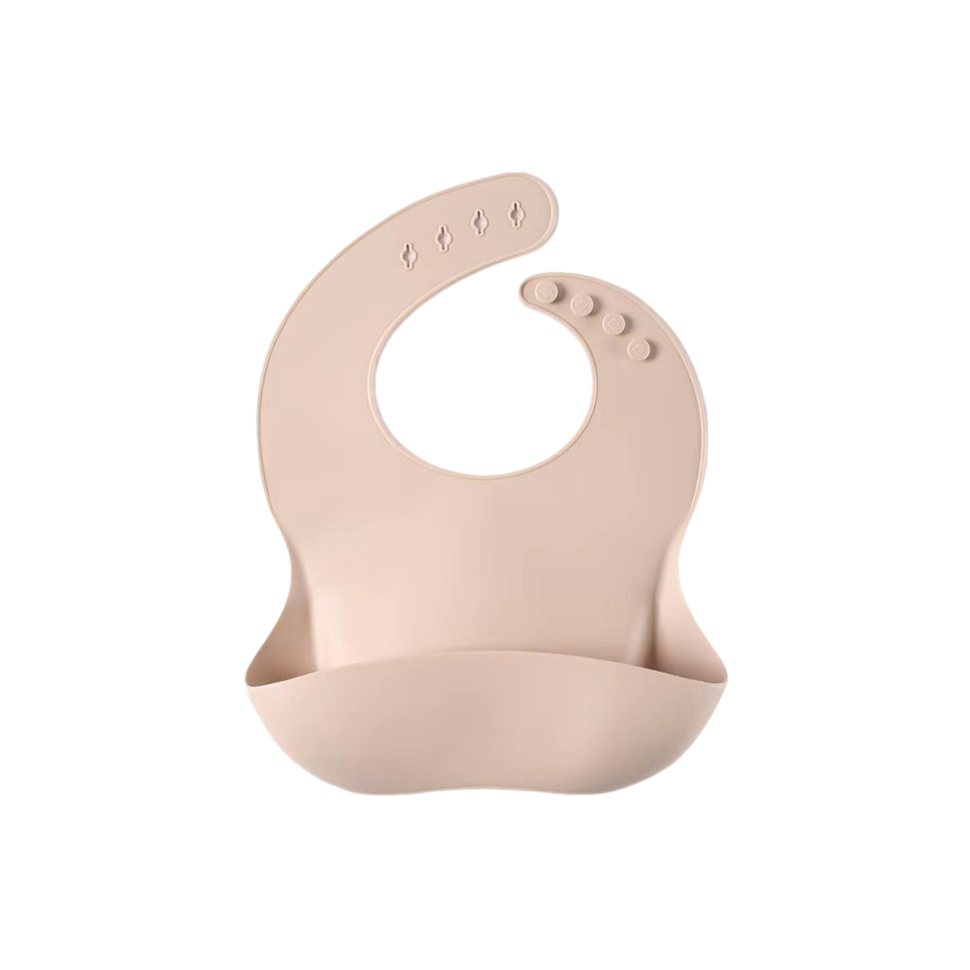 Silicone Baby Bib 12.8" x 9.5" With Food Catcher Pocket 9