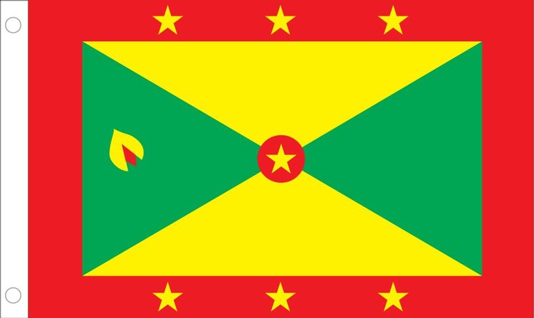 Grenada Flag - 3' x 5' - Nylon 2