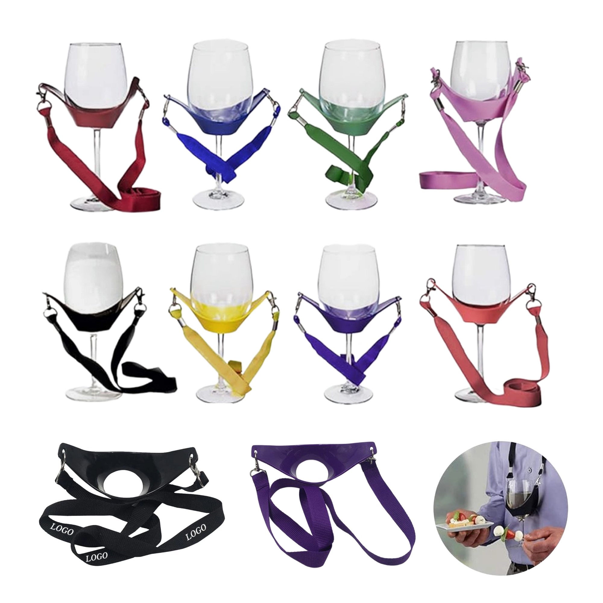 Wine Cup Holder With Lanyard 2