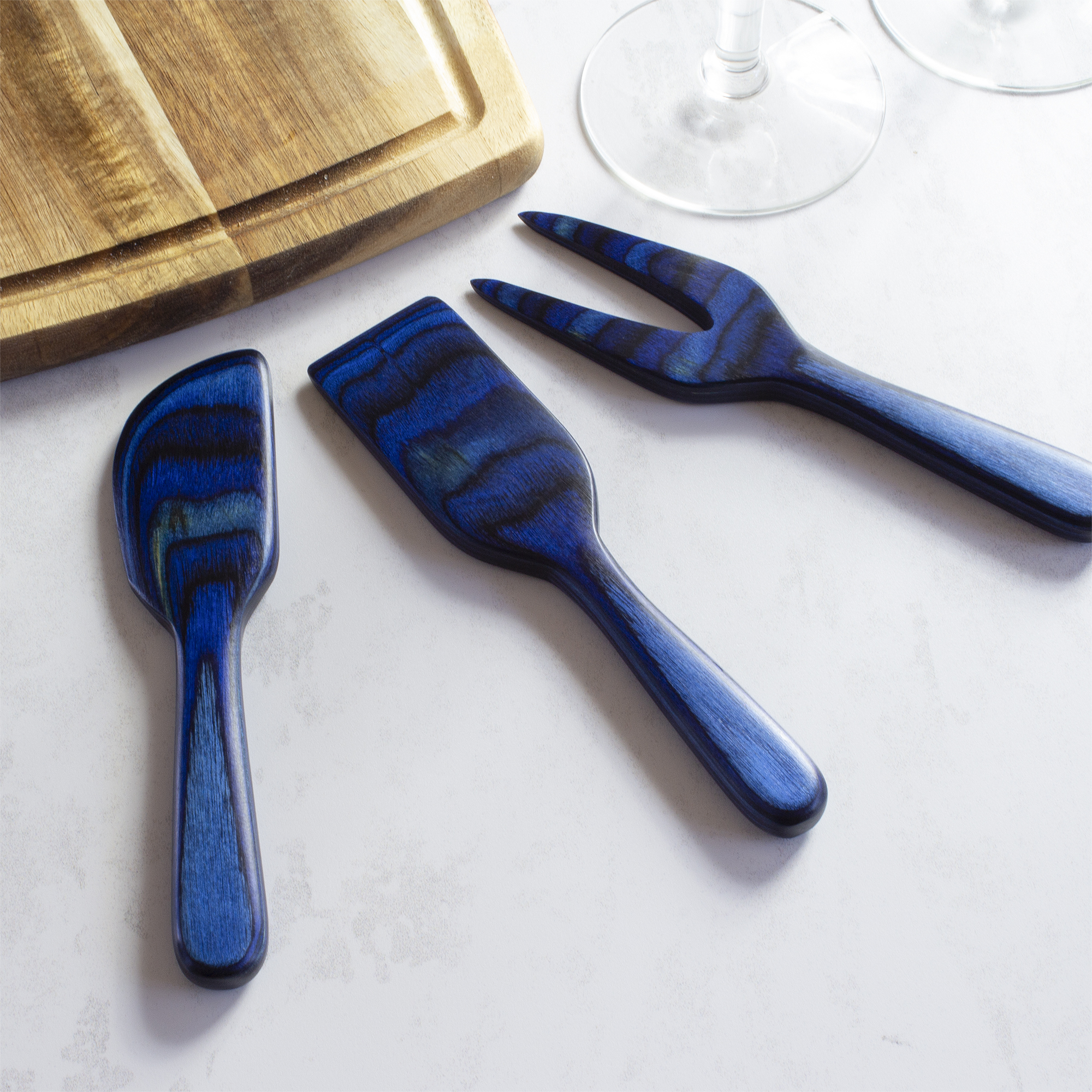 Baltique® Malta 3-Piece Cheese Tool Set 8