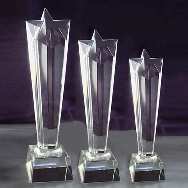 Crystal Pentagram Star Trophies 6