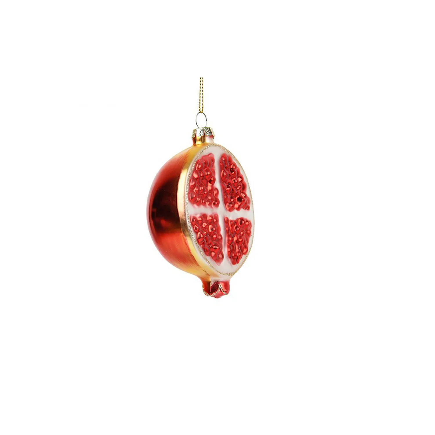 Glass Christmas Tree Vegetables and Fruits Hanging Ornaments 7