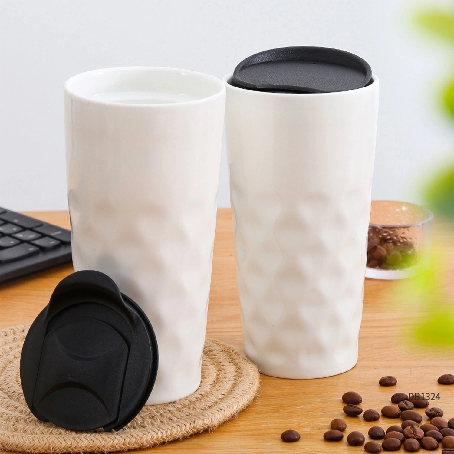 Ceramic Travel Mug With Lid 3