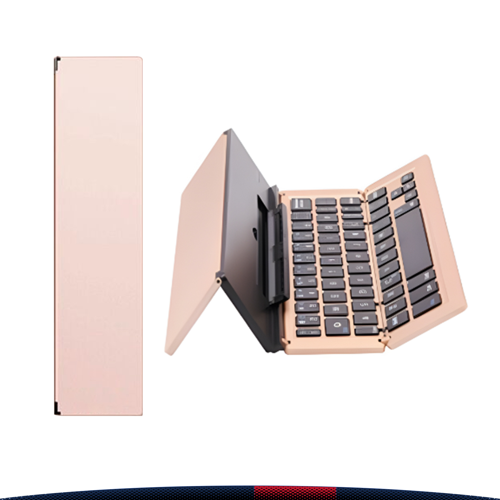 Tri-Fold Metal Bluetooth Keyboard 3