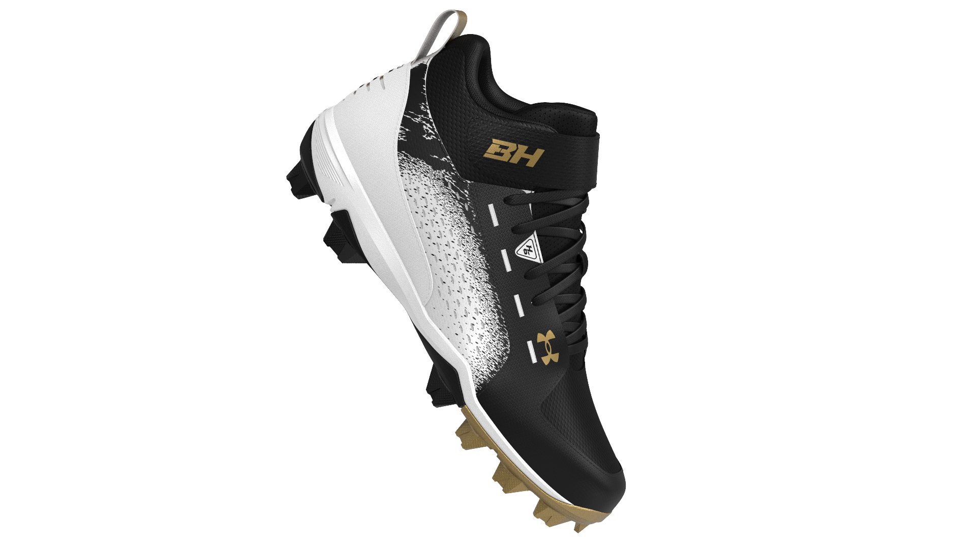 Men's UA Harper 6 Mid RM Baseball Cleats 4