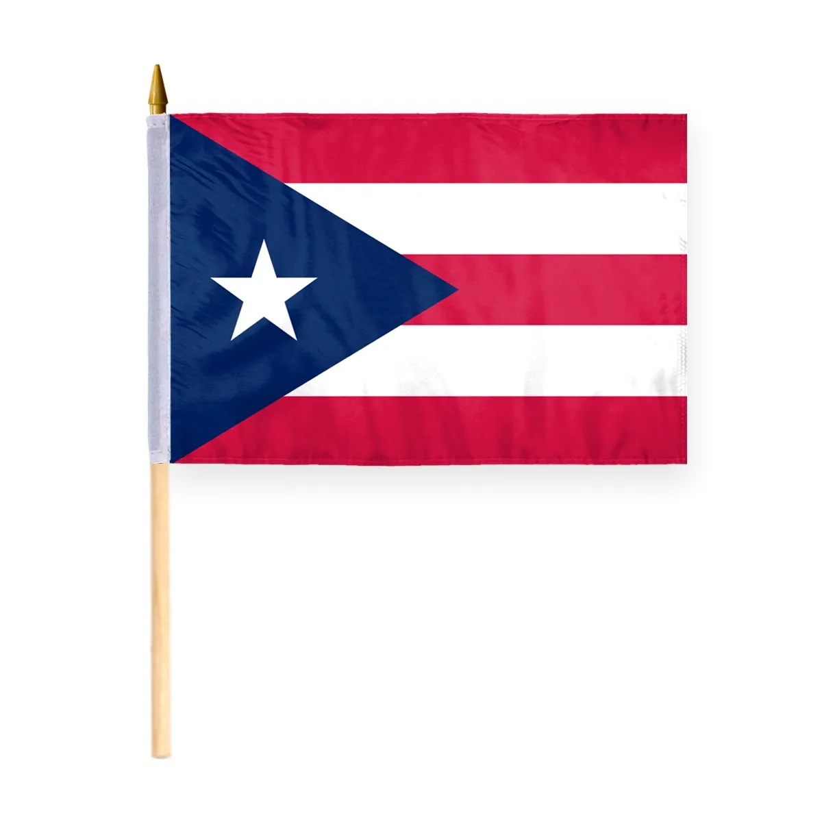 4"x6" & 12"x18'' Puerto Rico ePoly Printed Stick Flags 3