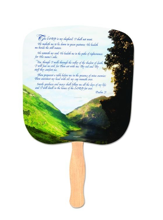 The 23rd Psalm Stock Religious & Inspirational Fan