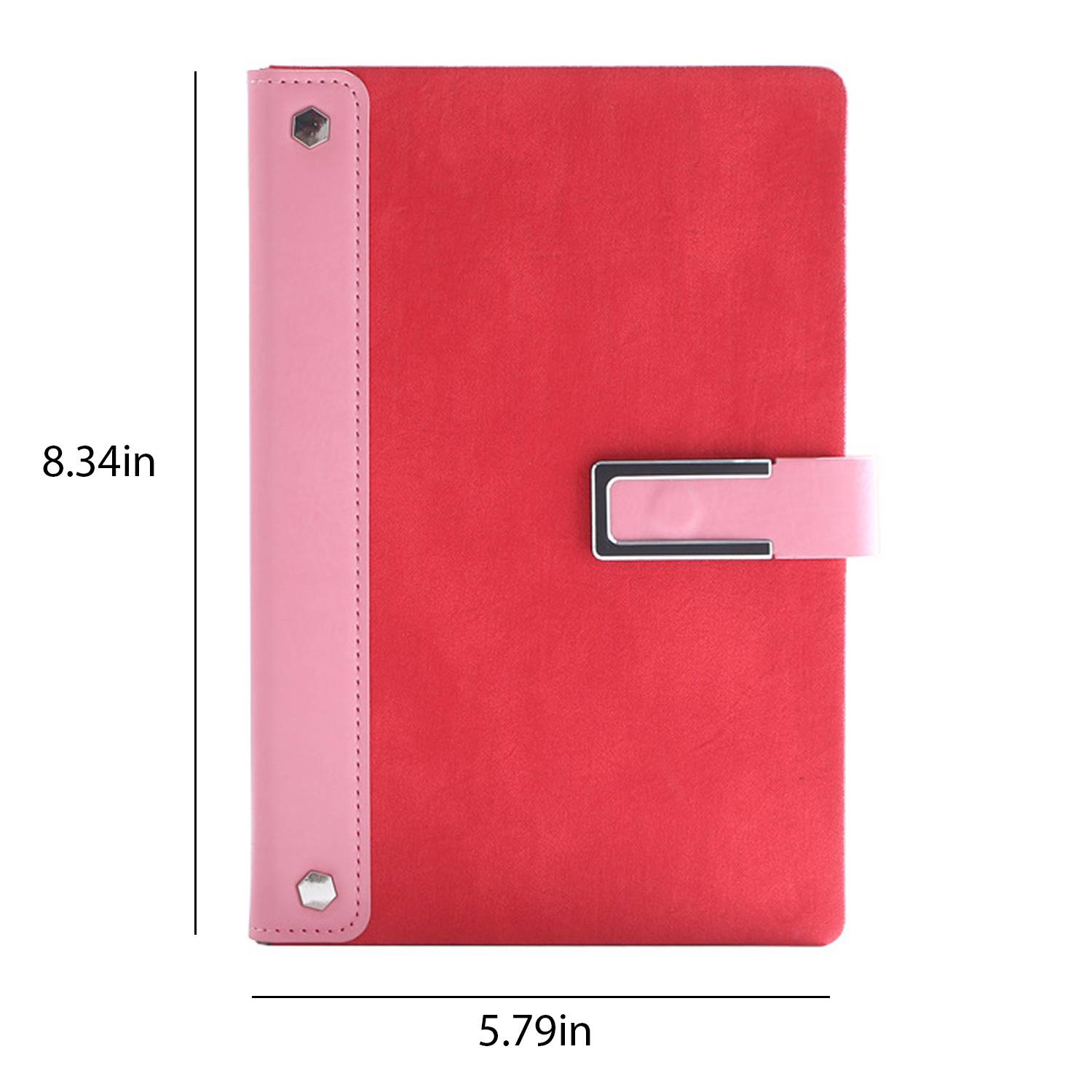 A5 PU Leather Business Notebook w/ Buckle 5
